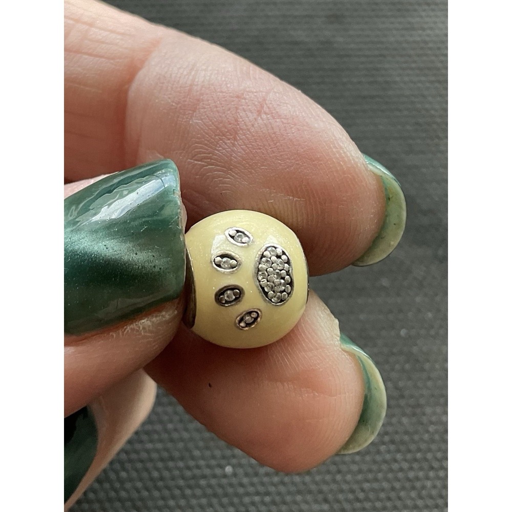 Pandora "I Love My Pet" enamel and sterling silver charm ALE 925 Paw Print